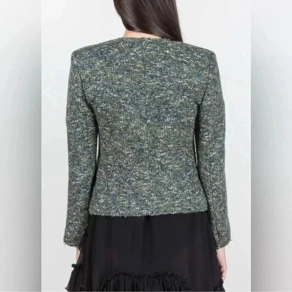 ETOILE ISABEL MARANT Orson Single-Button
Tweed Jacket size 40/8 - Picture 16 of 16
